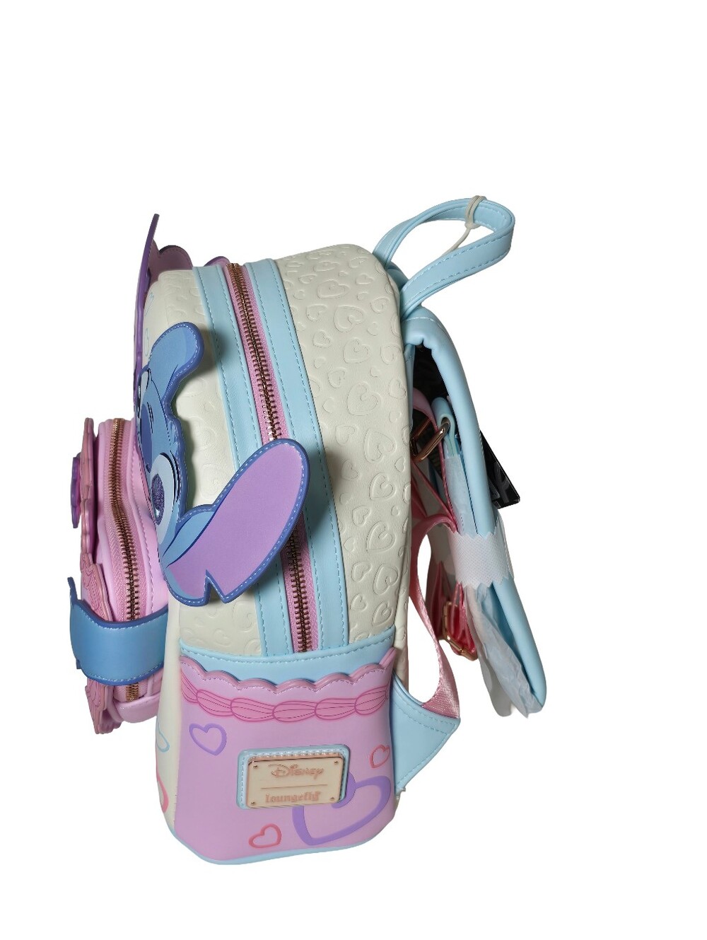 Loungefly Disney Stitch & Angel Be Mine Valentine's Mini Backpack NWT - Picture 2 of 7